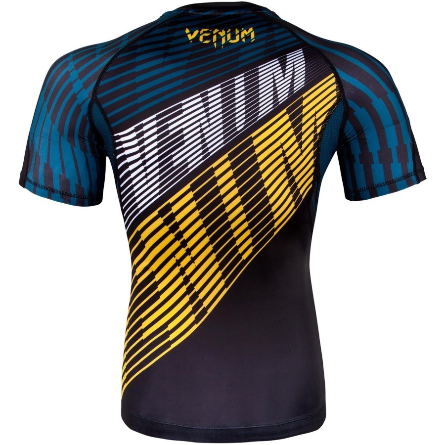 venum plasma rashguard - short sleeves - blackyellow