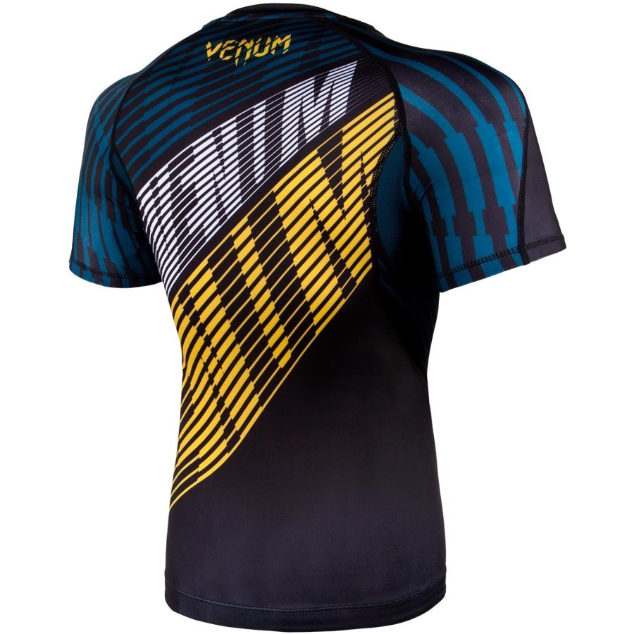 venum plasma rashguard - short sleeves - blackyellow