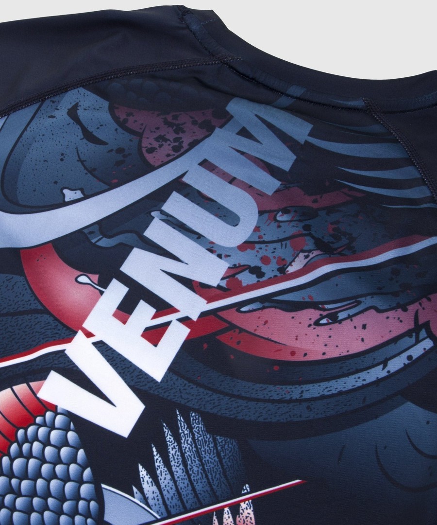 venum rooster rashguard - long sleeves - navy blueorange