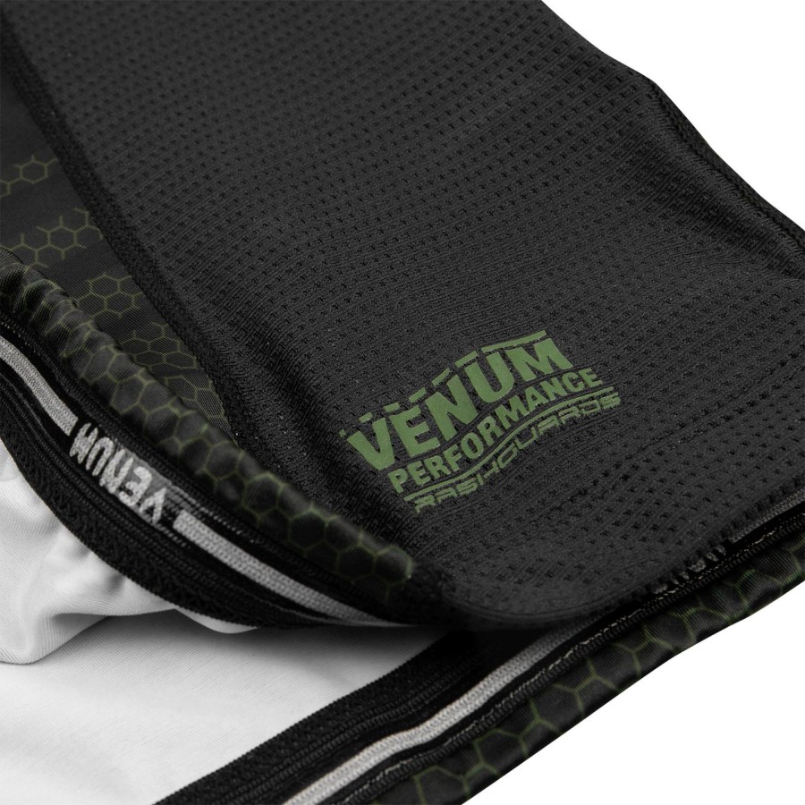 venum technical 2.0 rashguard - short sleeves - blackkhaki - exclusive