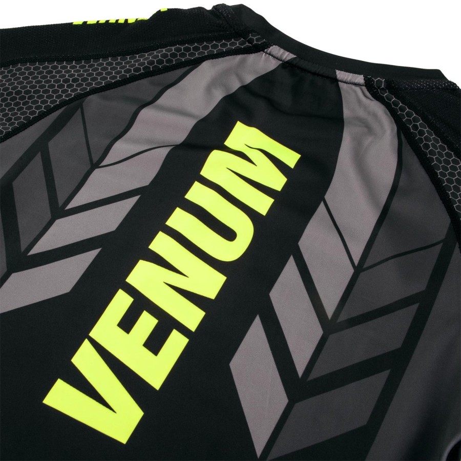 venum technical 2.0 rashguard long sleeves - blackyellow