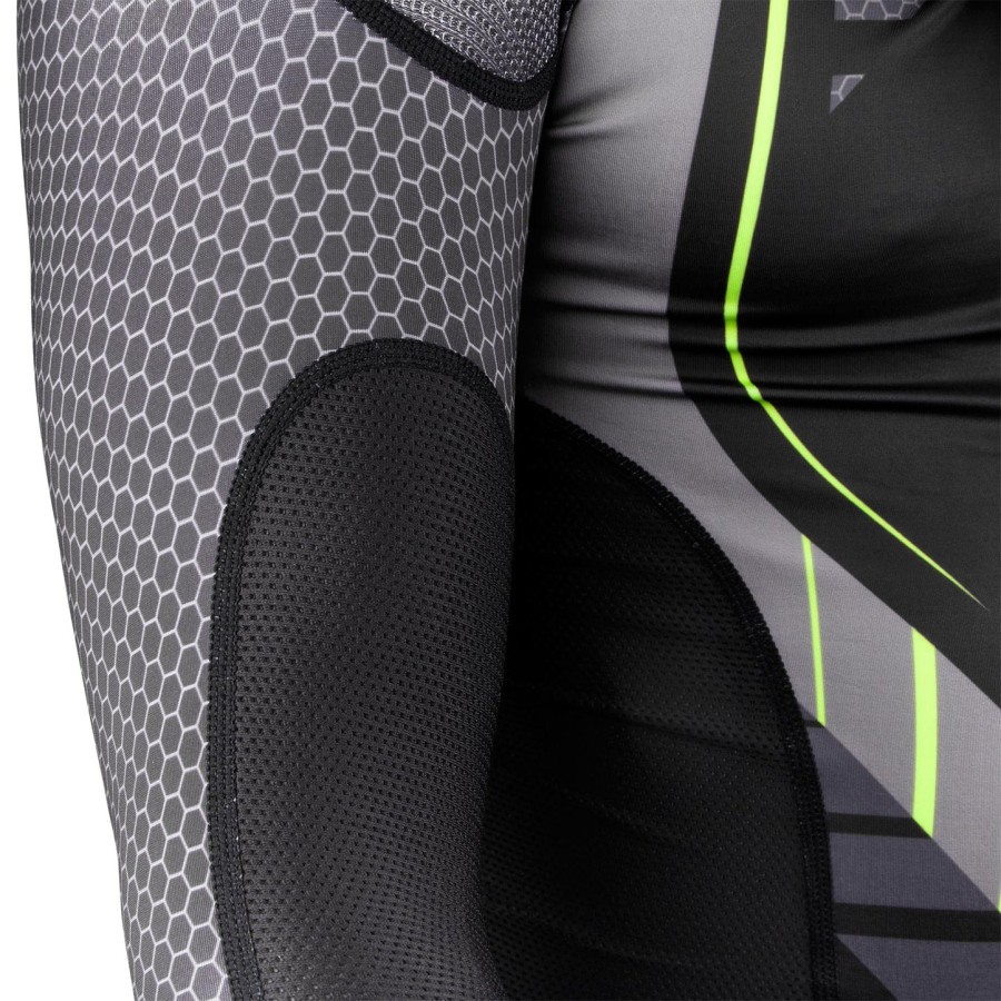 venum technical 2.0 rashguard long sleeves - blackyellow