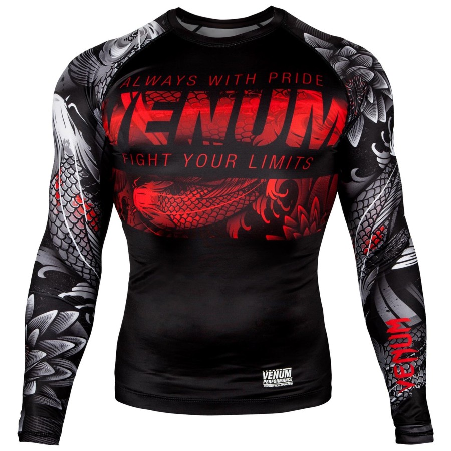 venum koi 2.0 rashguard - long sleeves - blackwhite