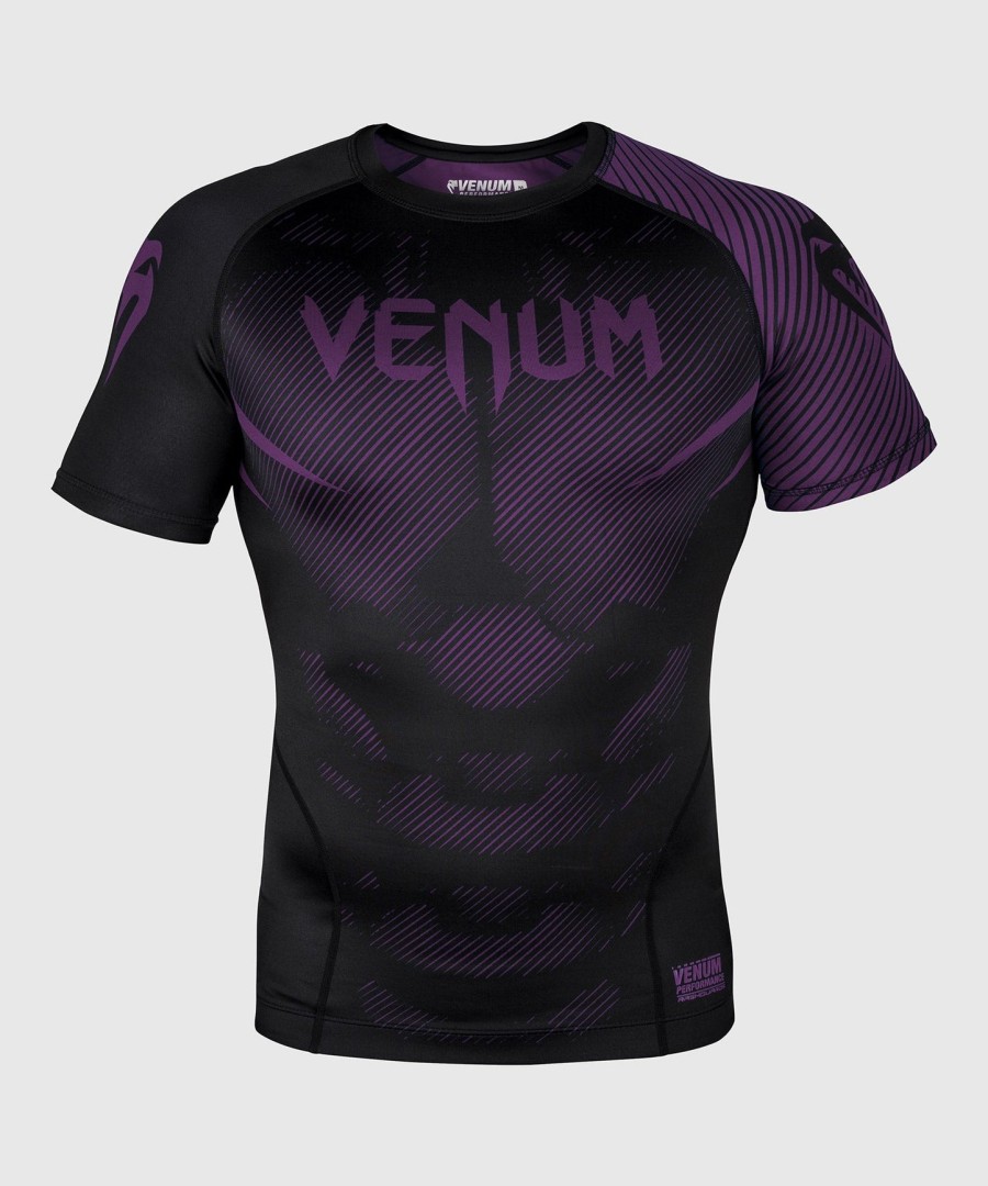venum nogi 2.0 rashguard - short sleeves - blackpurple