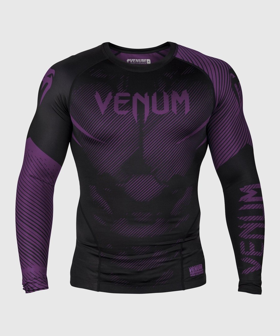 venum nogi 2.0 rashguard - long sleeves - blackpurple