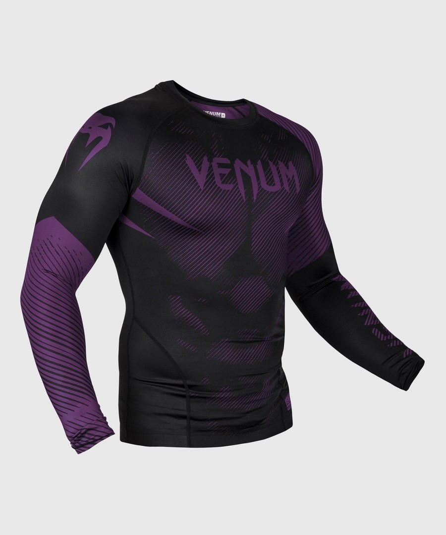 venum nogi 2.0 rashguard - long sleeves - blackpurple