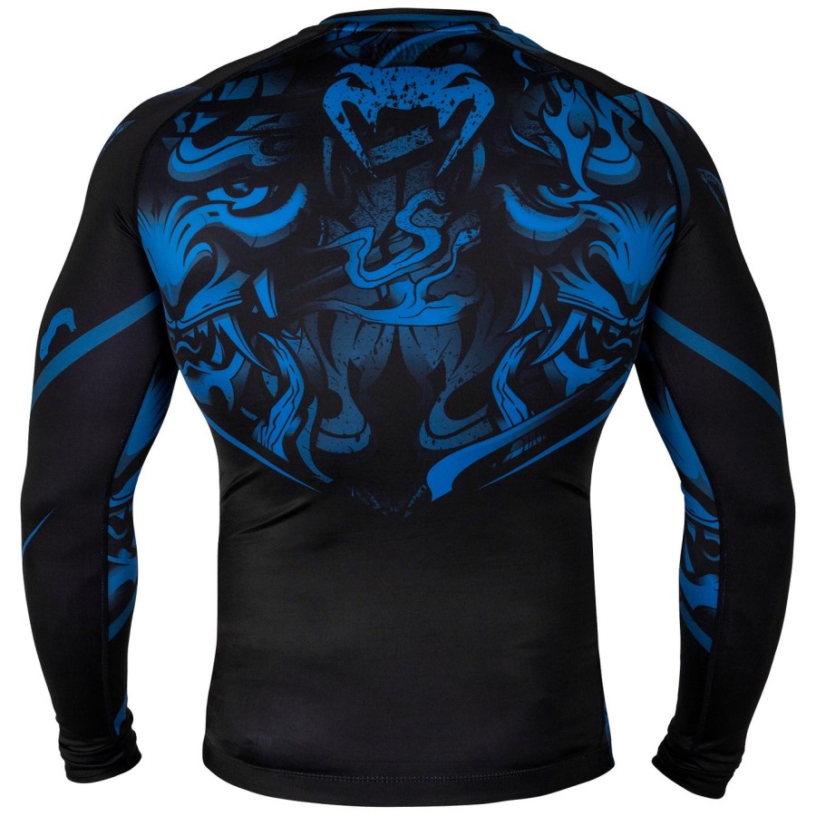 venum devil rashguard - long sleeves - navy blueblack