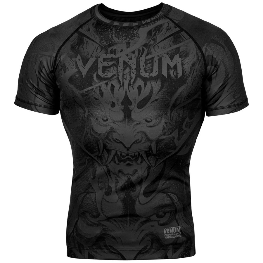 venum devil rashguard - short sleeves - blackblack