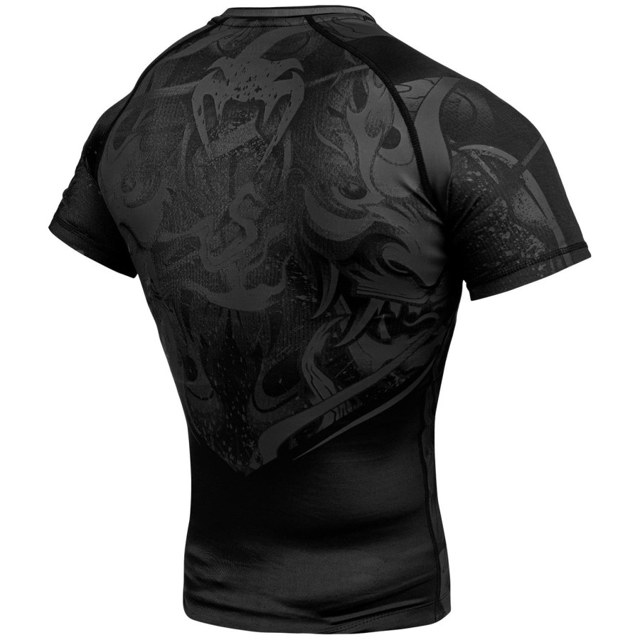 venum devil rashguard - short sleeves - blackblack