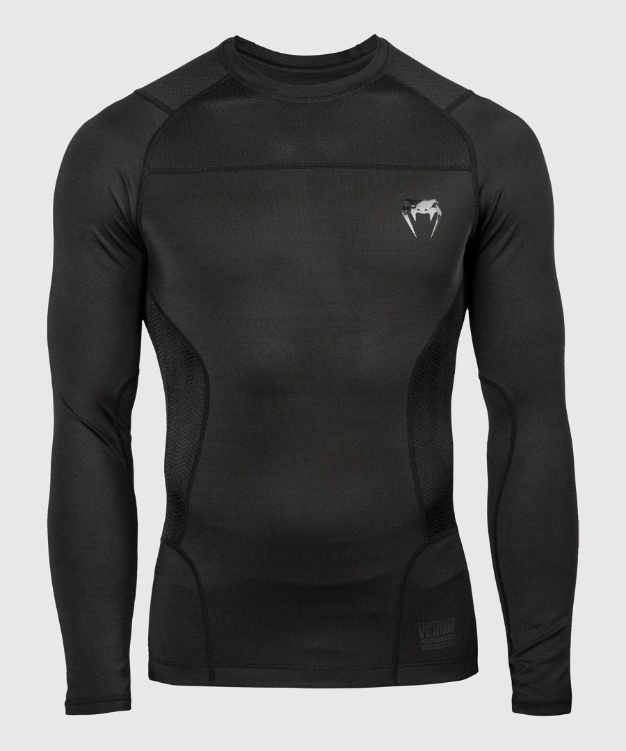 venum g-fit rashguard - long sleeves - black