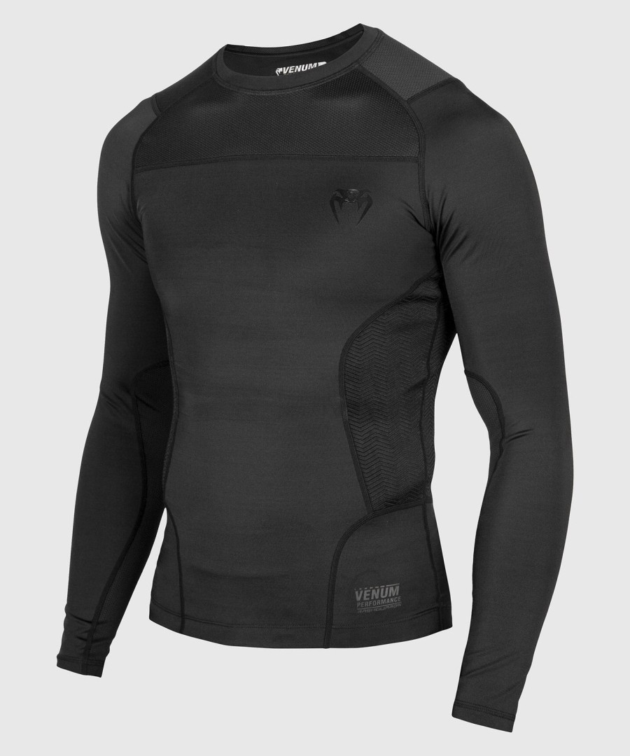 venum g-fit rashguard - long sleeves - black