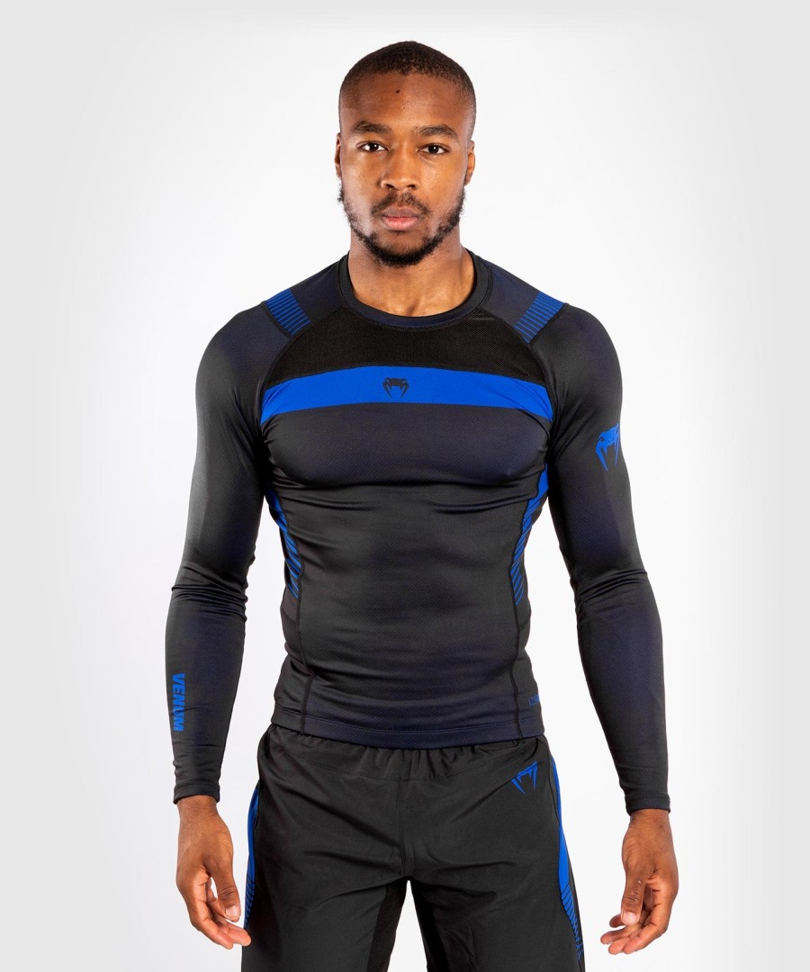 venum nogi 3.0 rashguard - long sleeves - blackblue