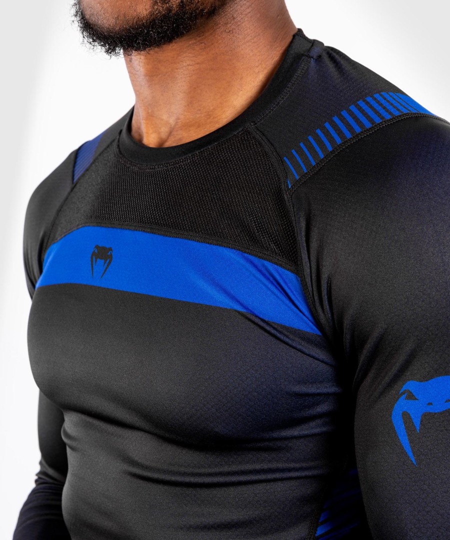 venum nogi 3.0 rashguard - long sleeves - blackblue