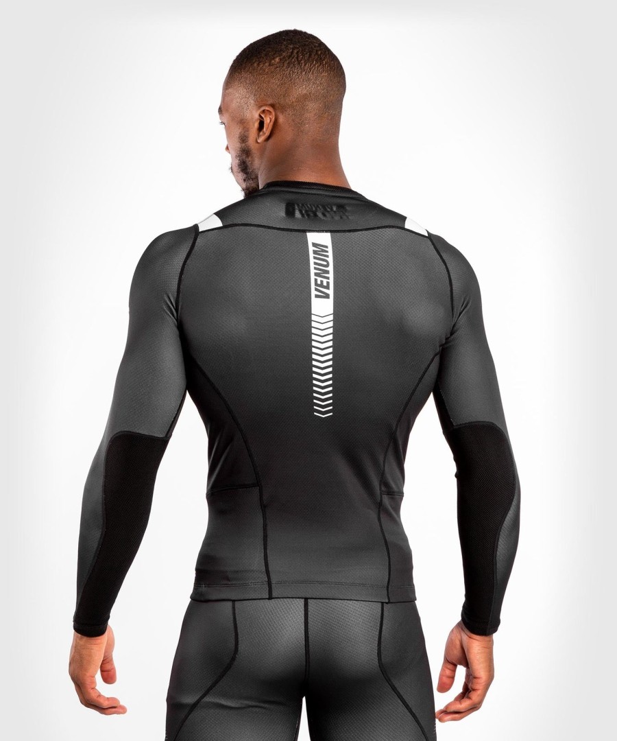 venum nogi 3.0 rashguard - long sleeves - blackwhite