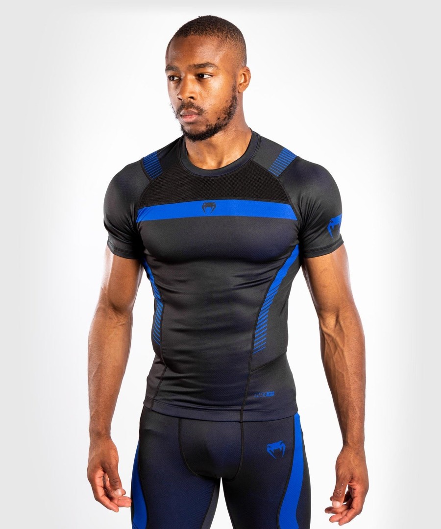 venum nogi 3.0 rashguard - short sleeves - blackblue