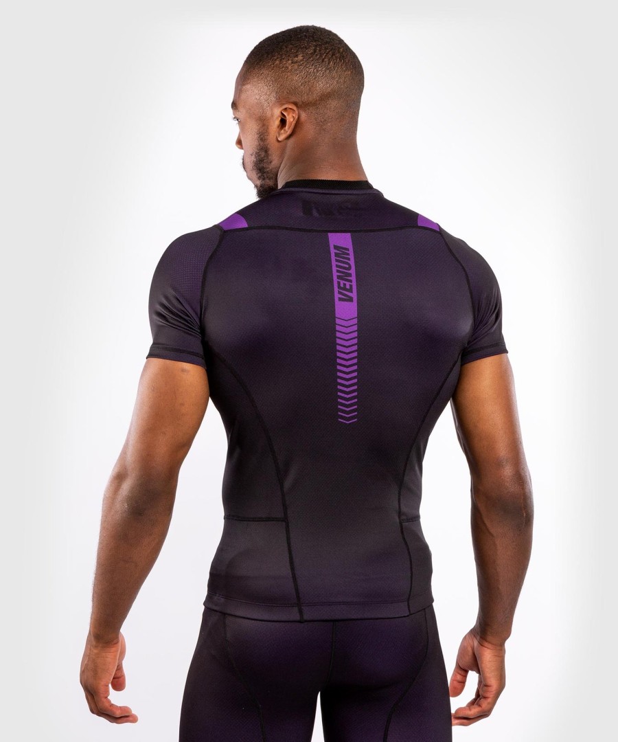venum nogi 3.0 rashguard - short sleeves - blackpurple