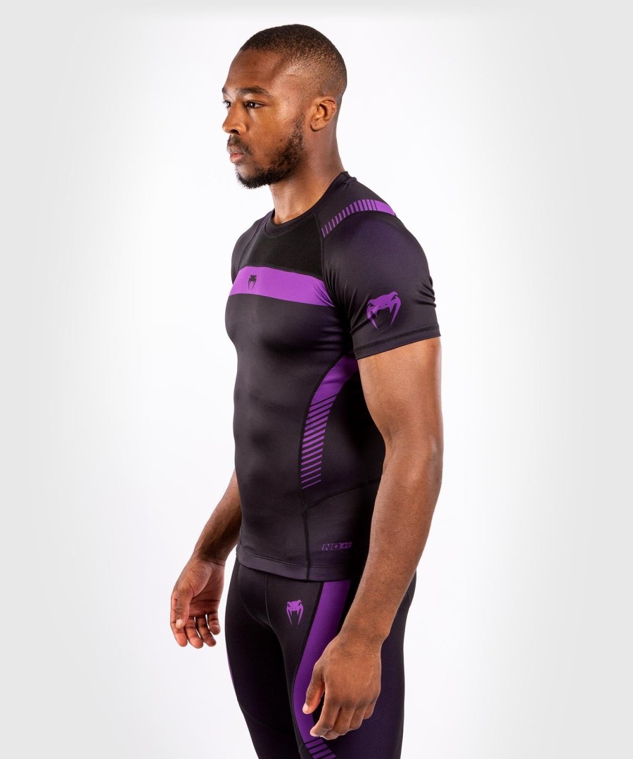 venum nogi 3.0 rashguard - short sleeves - blackpurple