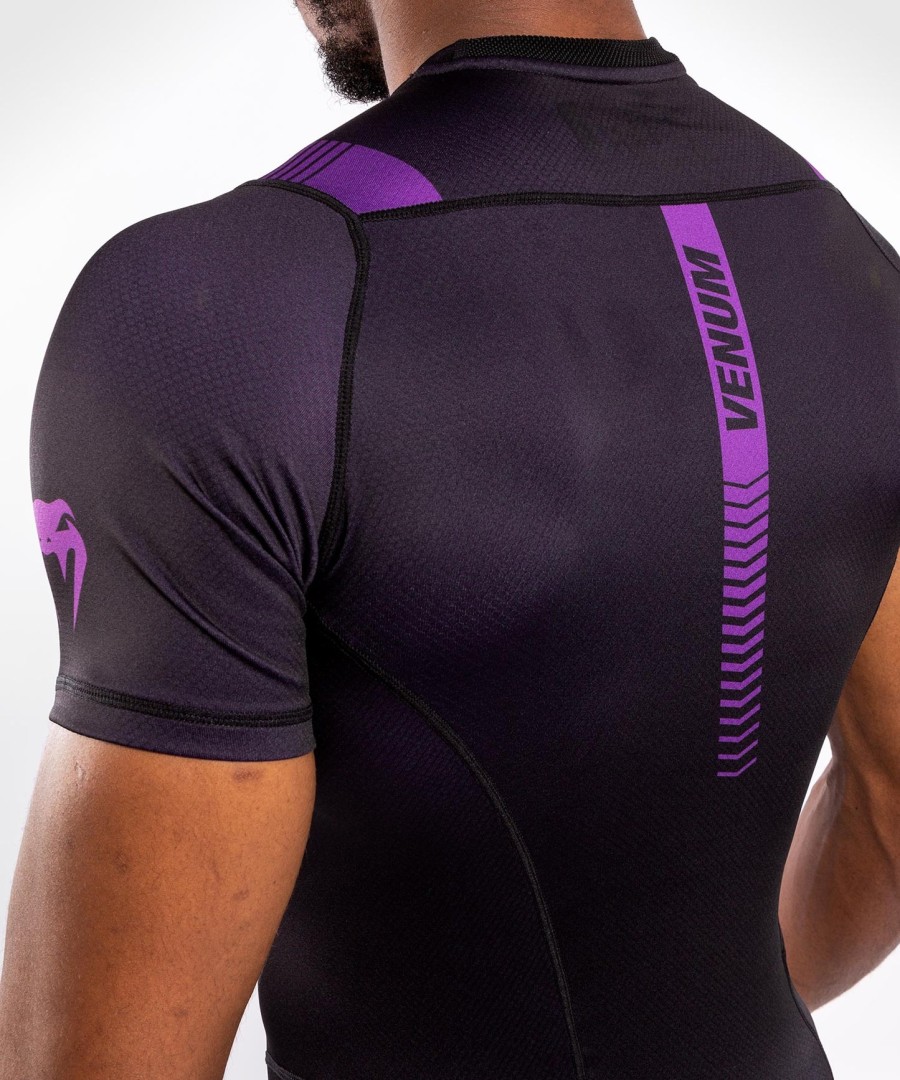 venum nogi 3.0 rashguard - short sleeves - blackpurple