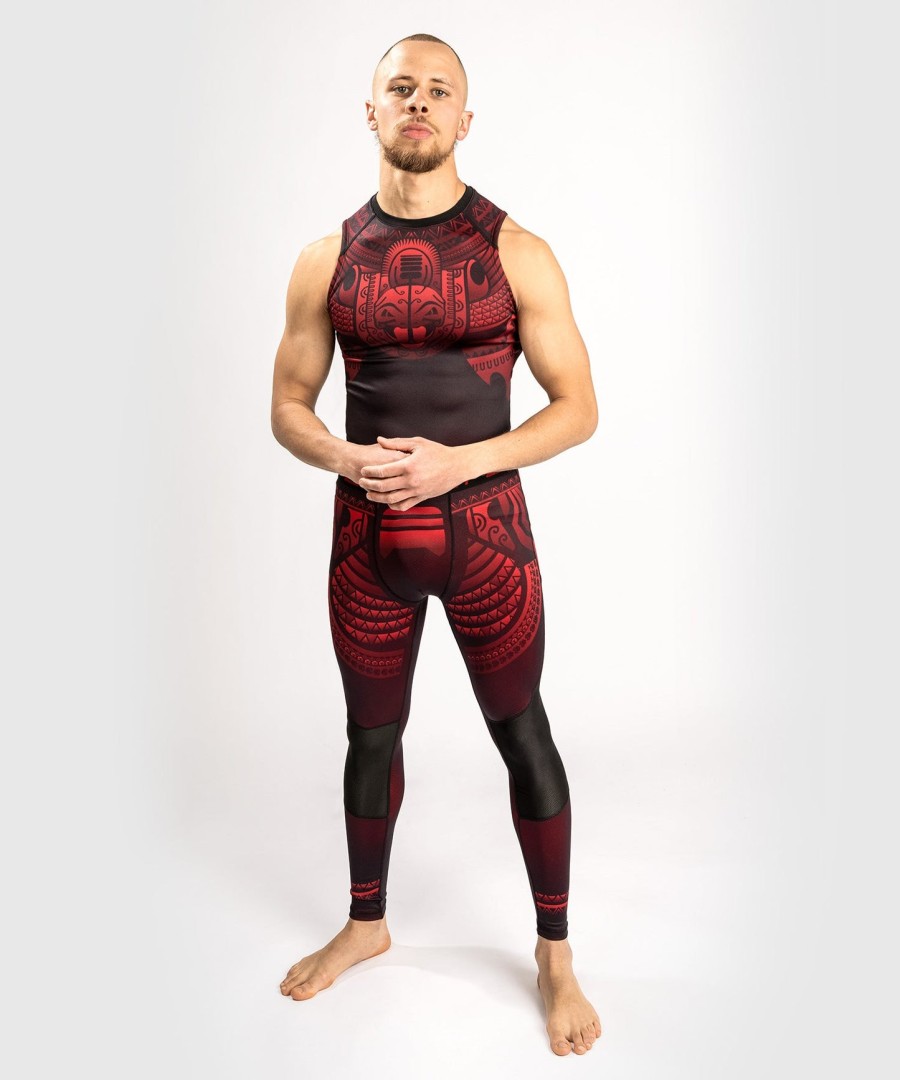 venum nakahi rashguard - sleeveless - blackred