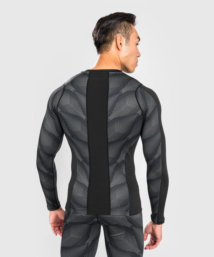 venum phantom rashguard long sleeves - blackred