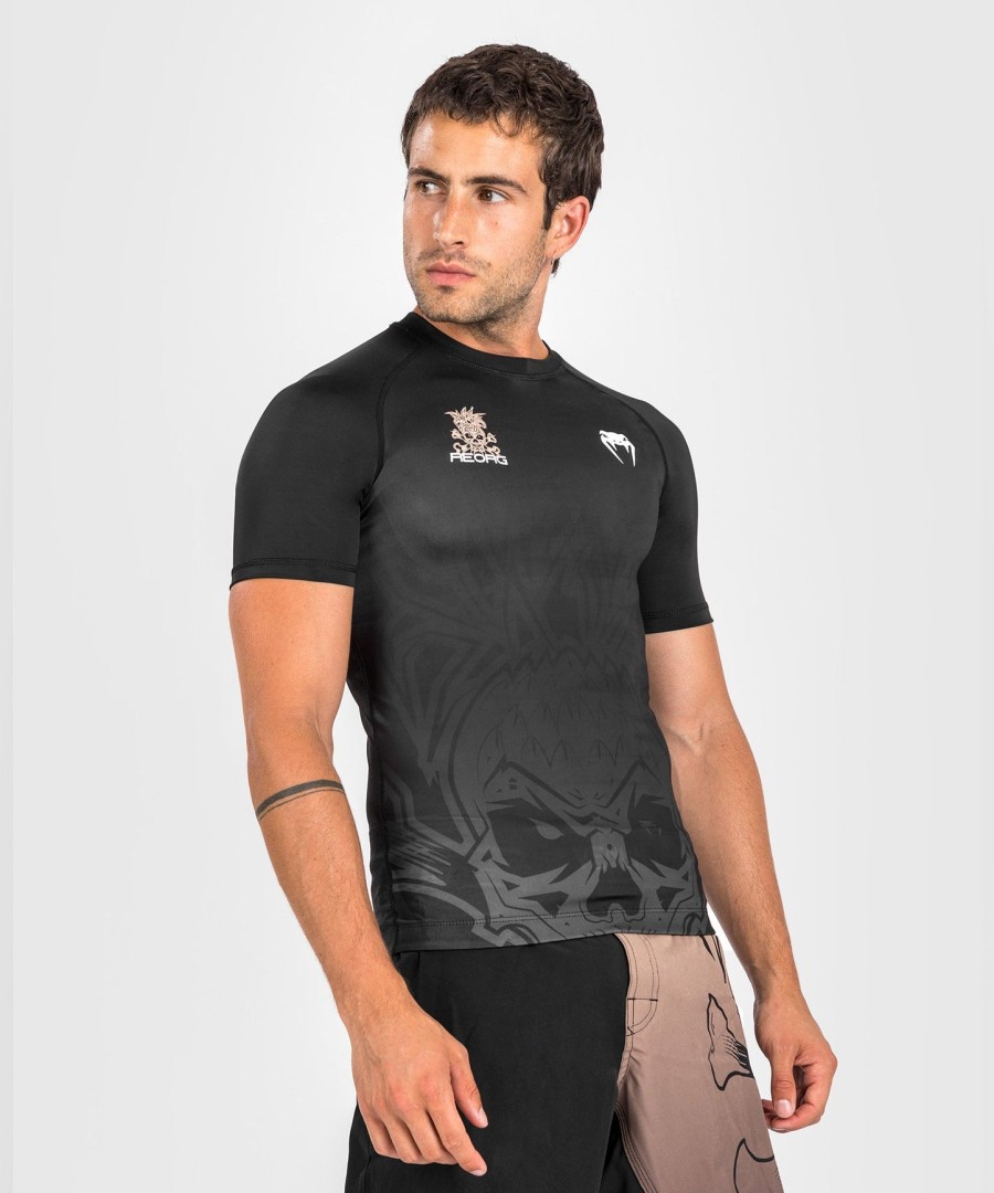 venum reorg rashguard - short sleeves - black