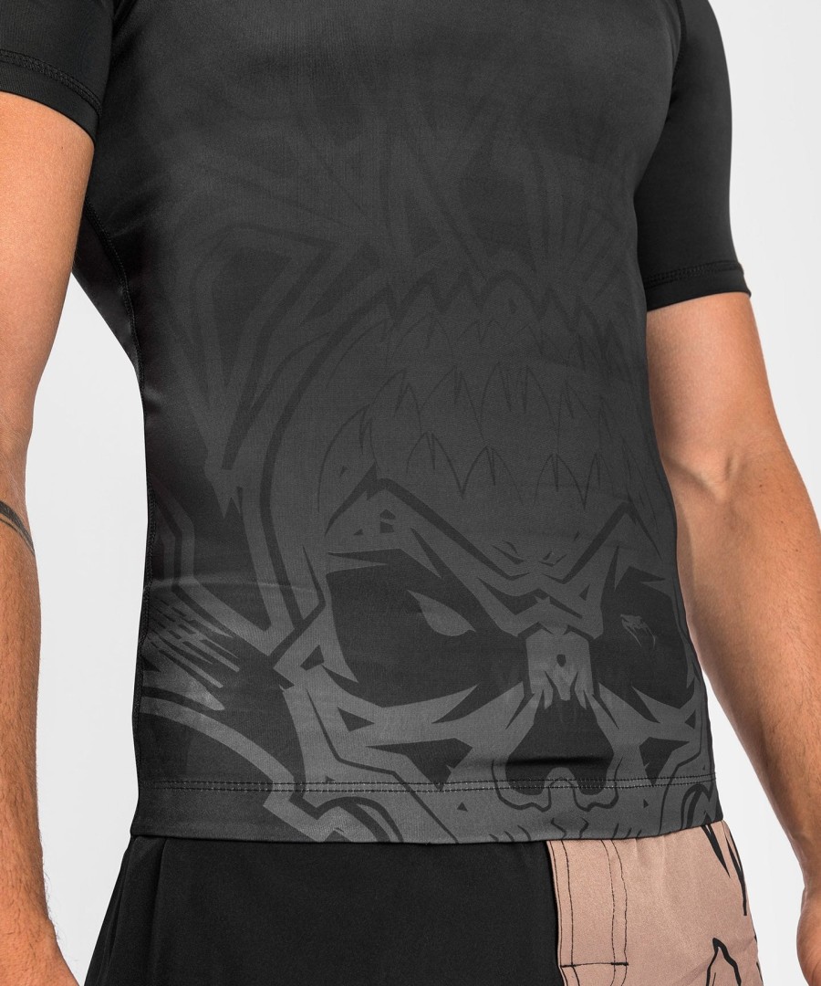 venum reorg rashguard - short sleeves - black