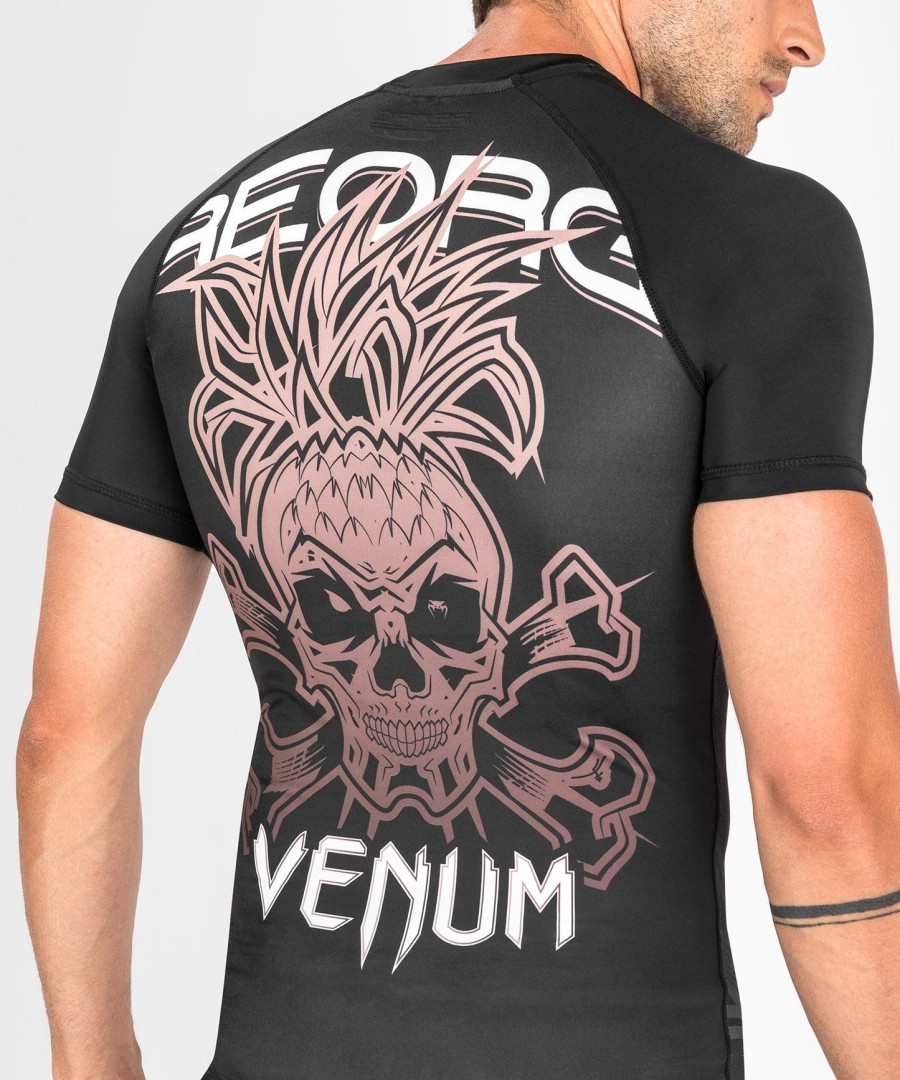 venum reorg rashguard - short sleeves - black