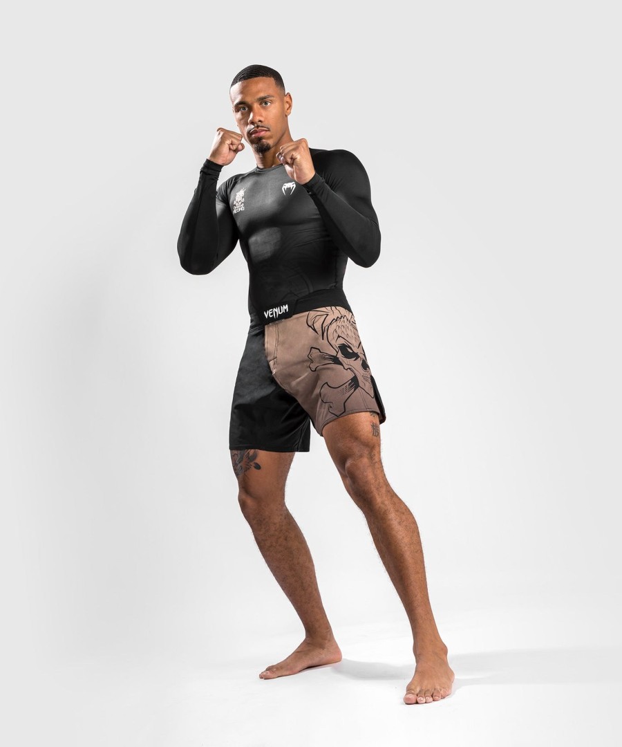venum reorg rashguard long sleeves - black