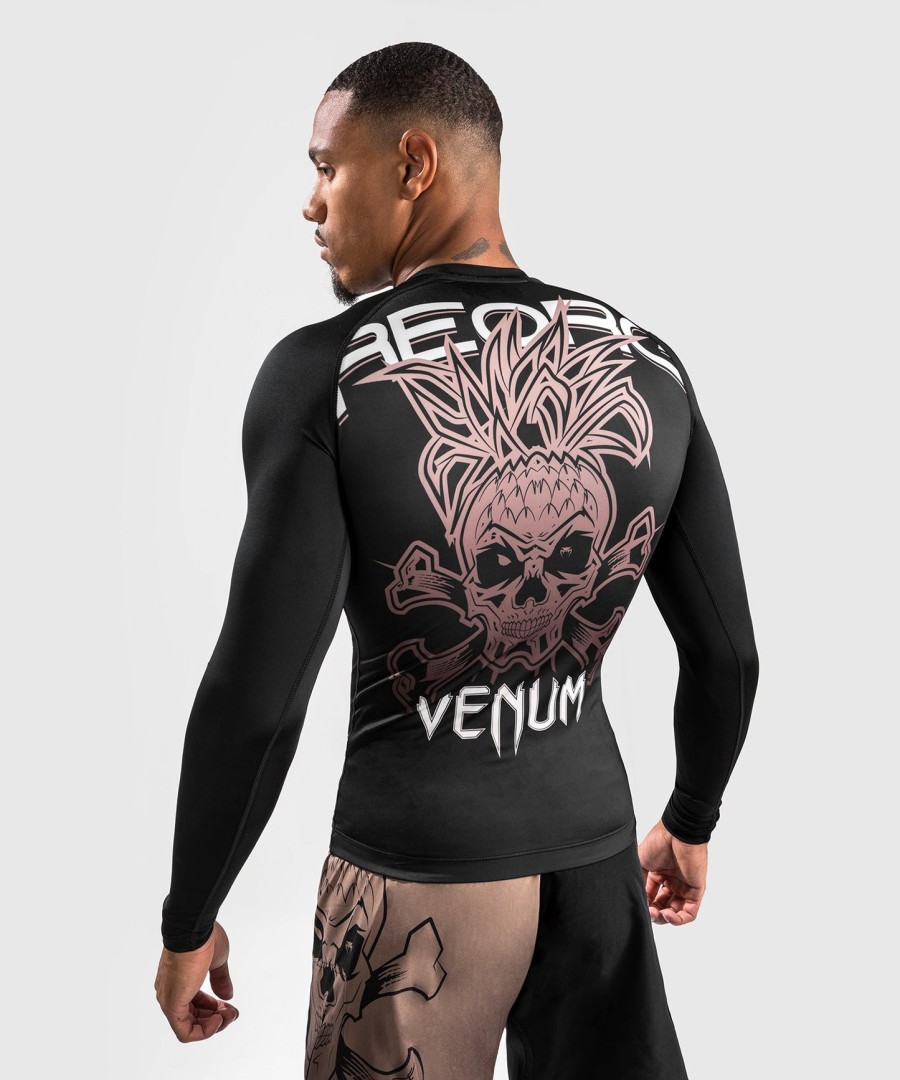venum reorg rashguard long sleeves - black