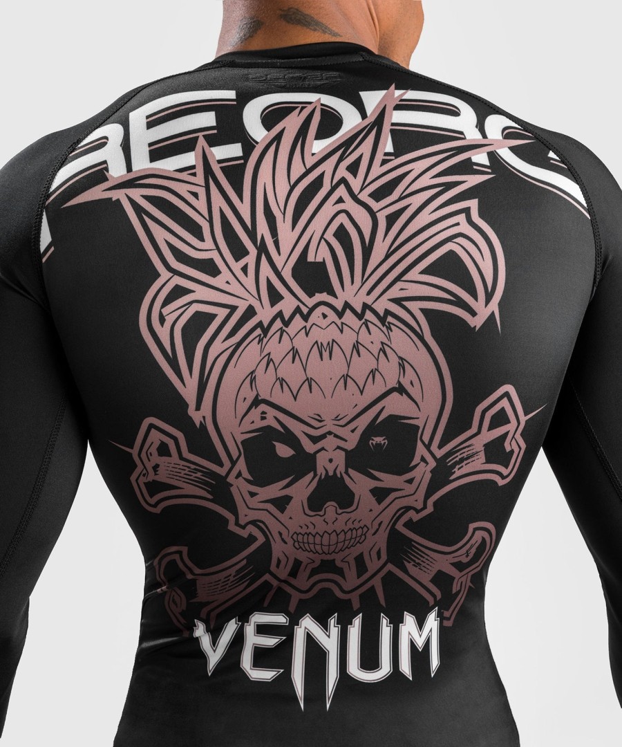 venum reorg rashguard long sleeves - black