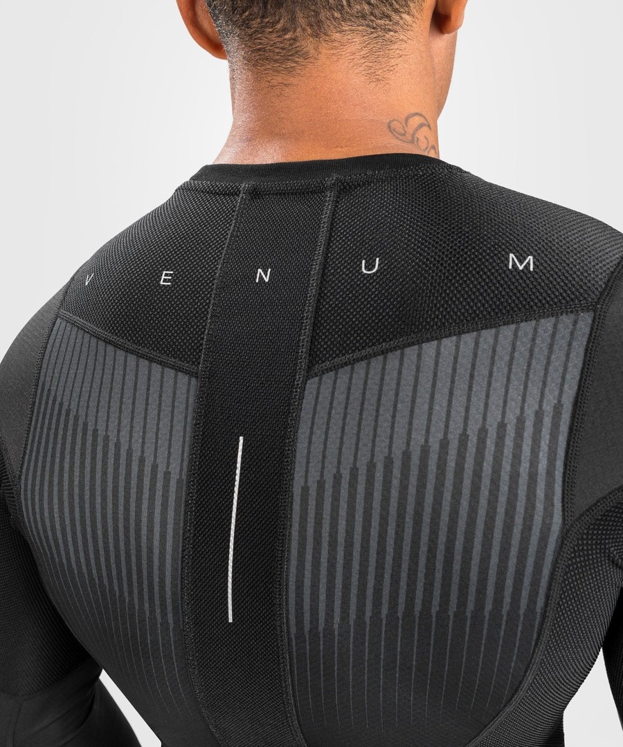 venum biomecha rashguard long sleeves - blackgrey