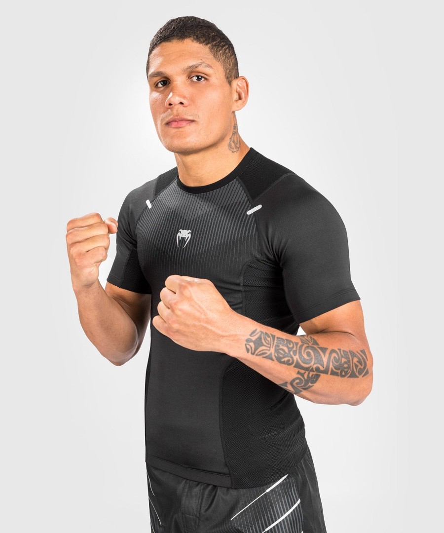 venum biomecha rashguard short sleeves - blackgrey