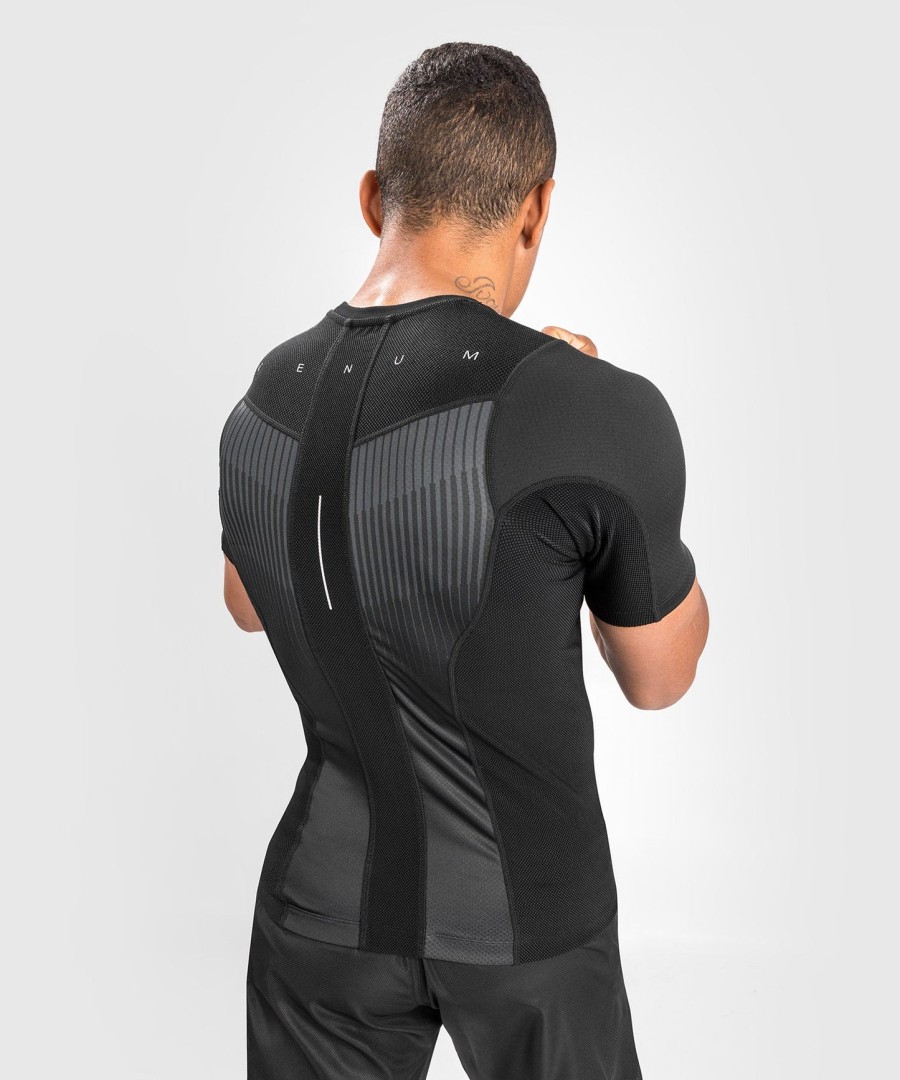 venum biomecha rashguard short sleeves - blackgrey