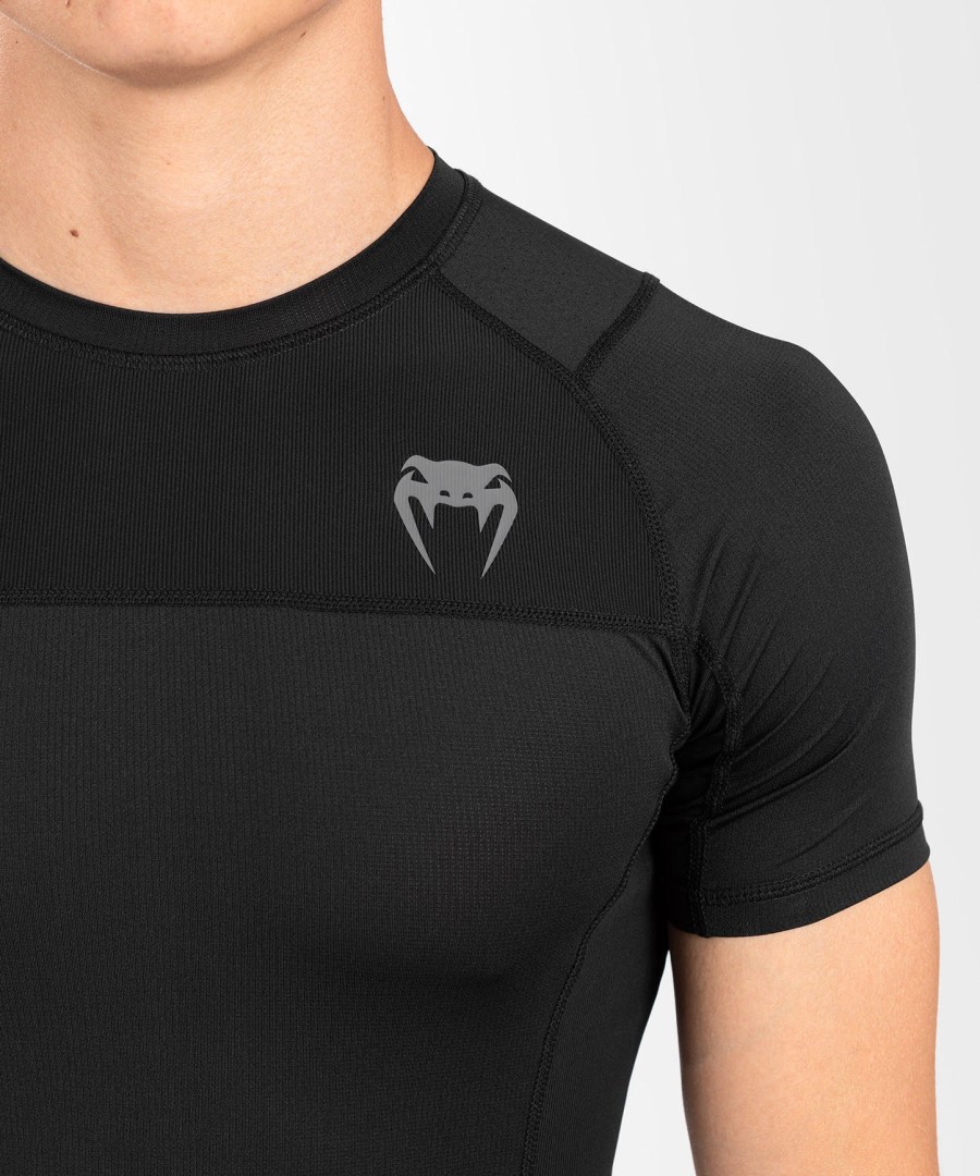 venum g-fit air rashguard shortsleeve - black