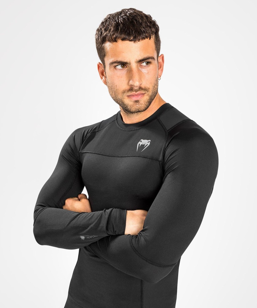 venum g-fit air rashguards longsleeve - black