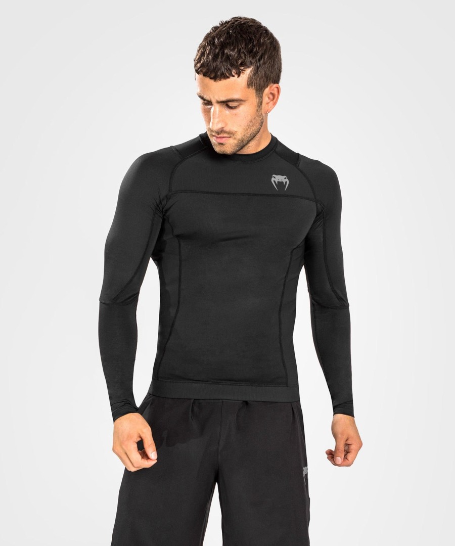venum g-fit air rashguards longsleeve - black