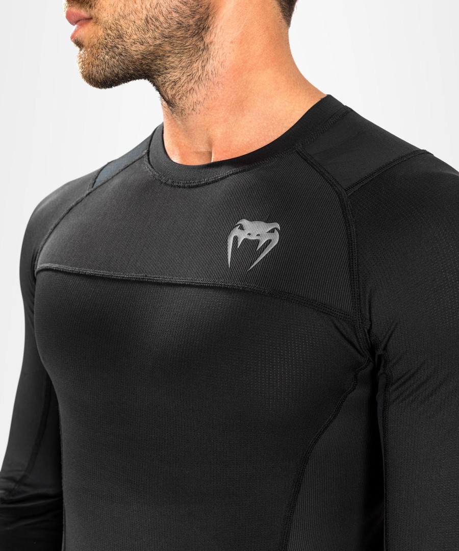 venum g-fit air rashguards longsleeve - black