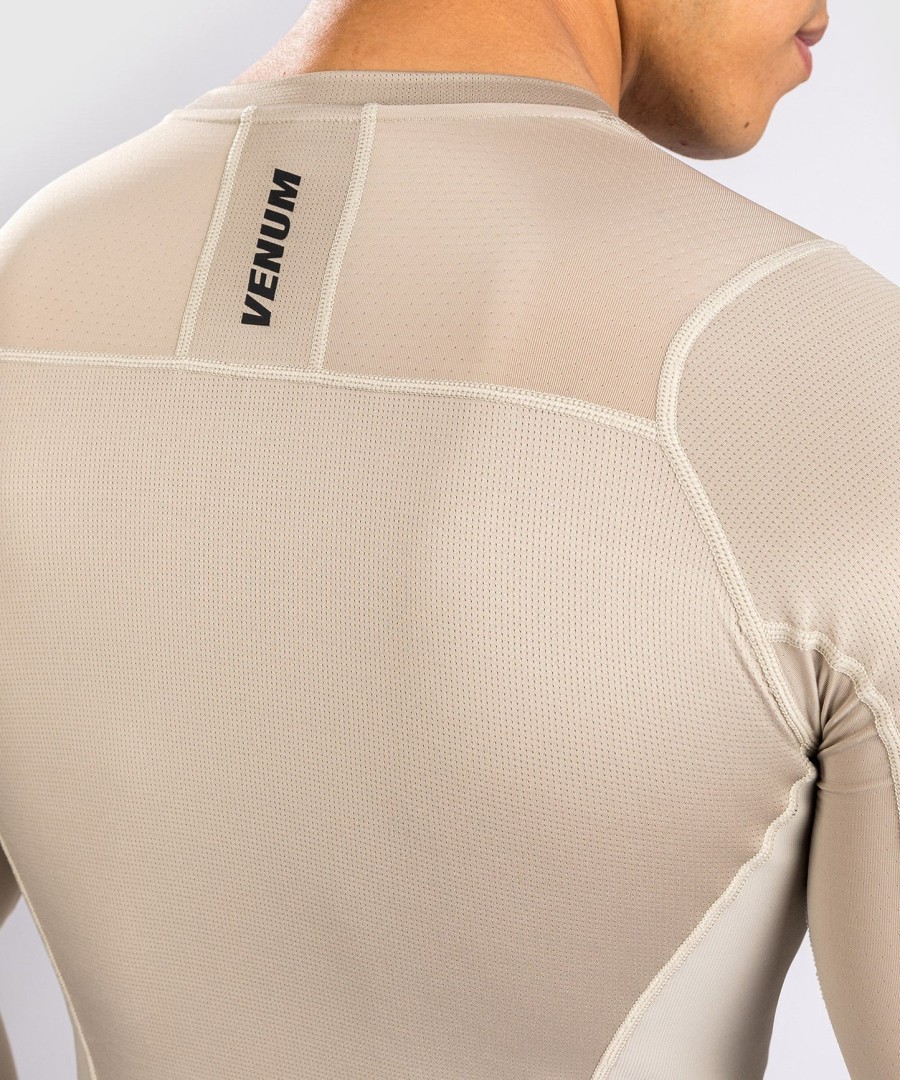 venum g-fit air rashguard longsleeve - sand