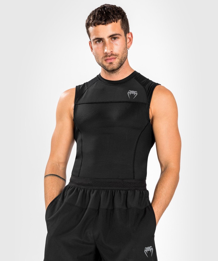 venum g-fit air rashguard sleeveless - black