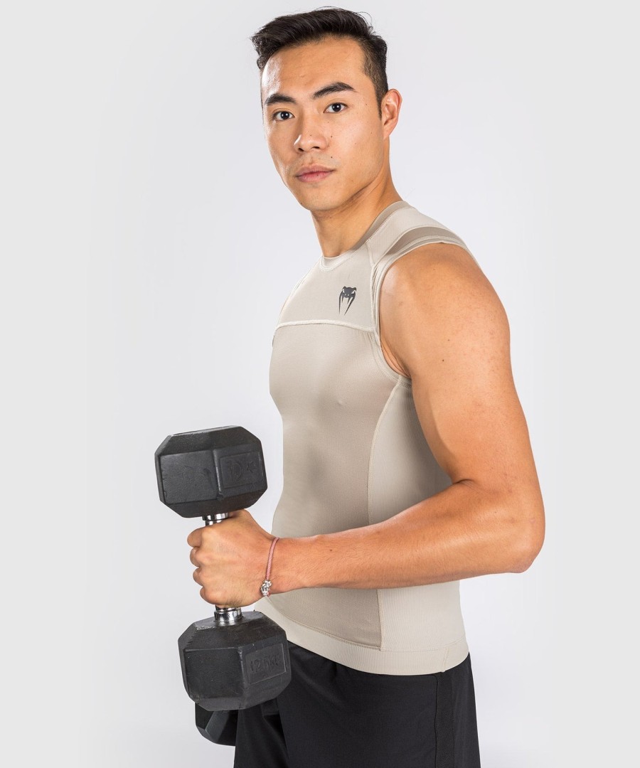 venum g-fit air rashguard sleeveless - sand