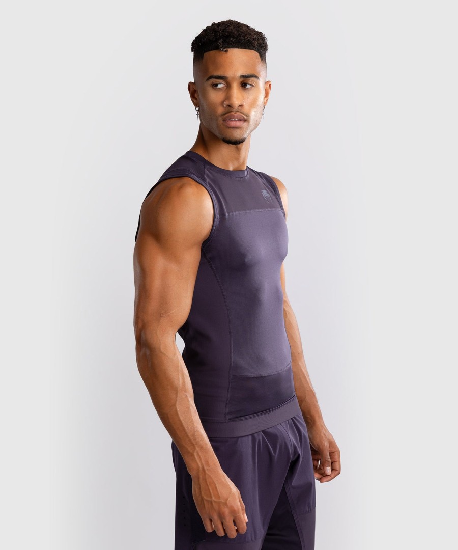 venum g-fit air men sleeveless rashguard - deep purple