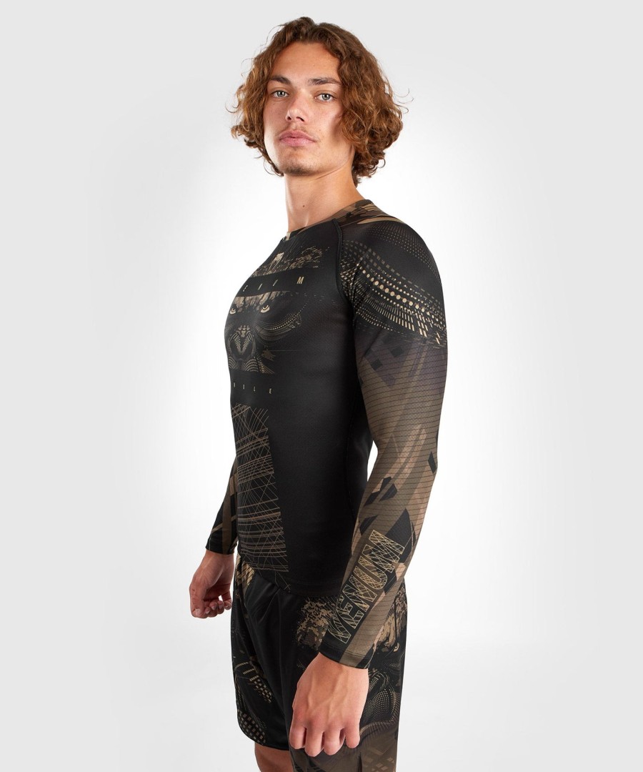 venum gorilla jungle rashguard long sleeves - blacksand
