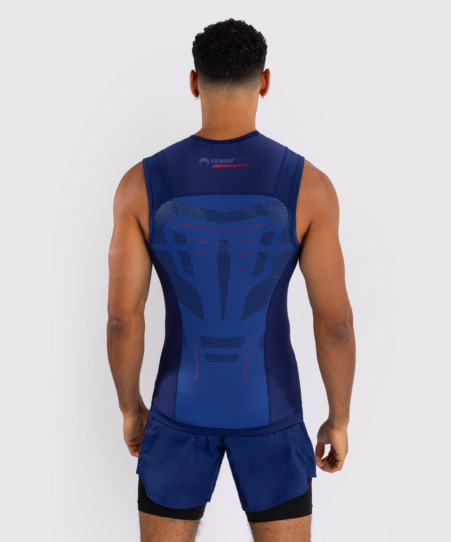 venum technical 3.0 sleeveless rashguard - night blue
