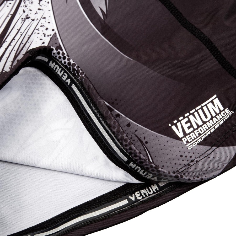 venum phoenix rashguard - long sleeves - blackwhite - for women