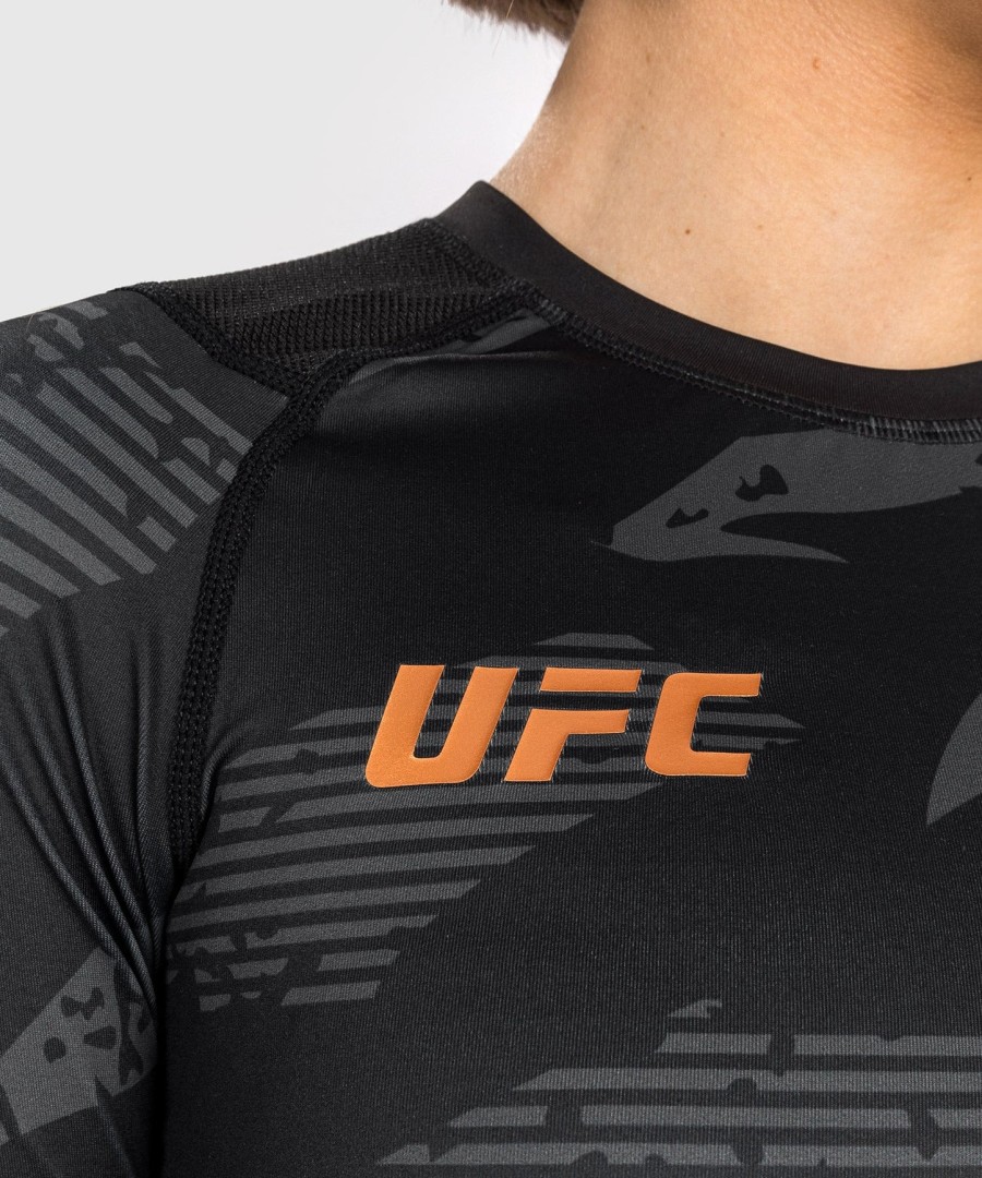ufc adrenaline by venum fight week women performance long sleeve rashguard - urban camo