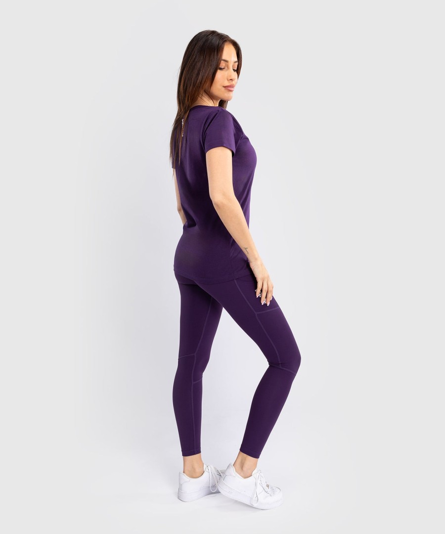 venum essential women t-shirt - deep purple