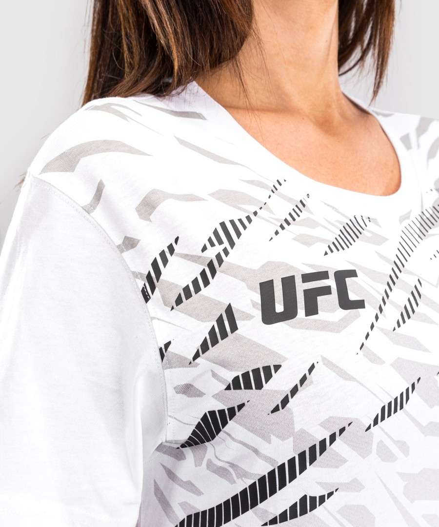 ufc fusion by venum replica women short sleeve t-shirt - white