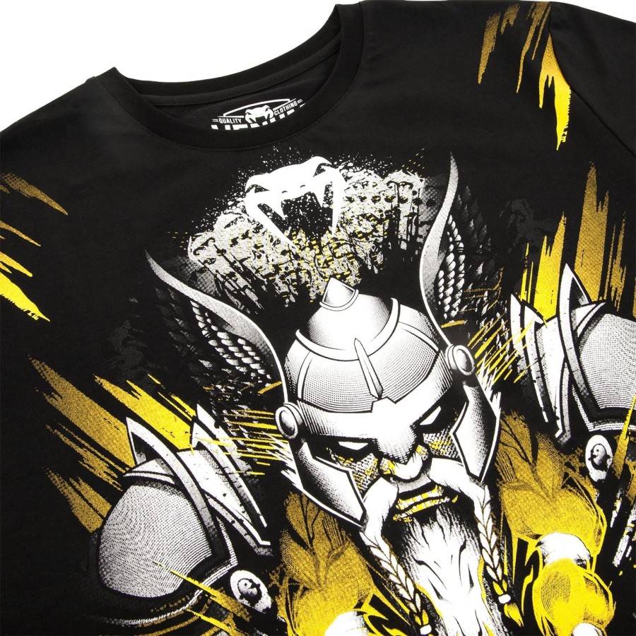 venum viking 2.0 t-shirt - blackyellow