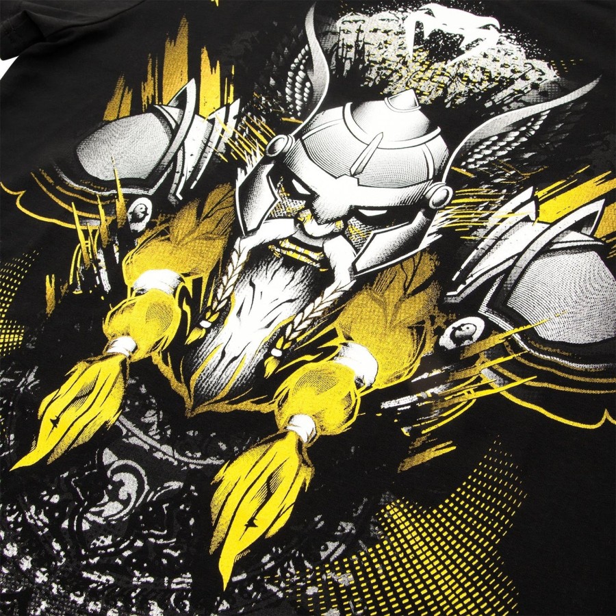 venum viking 2.0 t-shirt - blackyellow