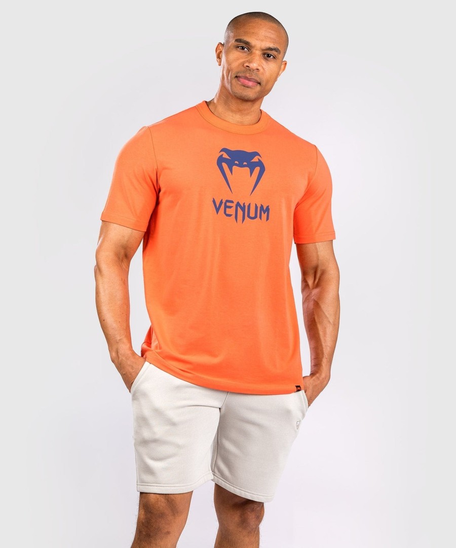venum classic t-shirt - orangenavy blue